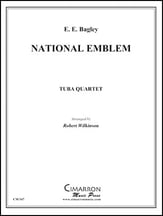 NATIONAL EMBLEM 2 Euphonium 2 Tuba Quartet P.O.D. cover